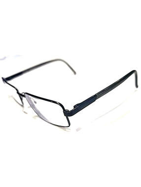 GANT Bert Black Metal Rectangle Eyeglasses Frame 55-17 140